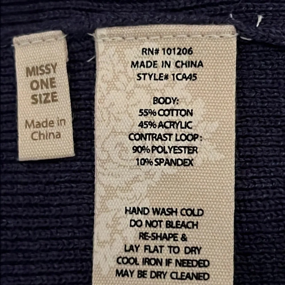 Soft Surroundings Georgianna Wrap Shawl Poncho Missy One Size - Picture 7 of 7